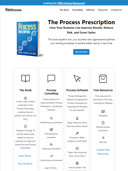 The Process Prescription Website